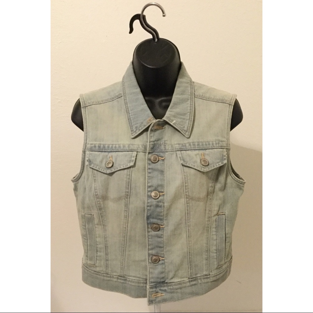 Lauren Conrad Jean Jacket Vest